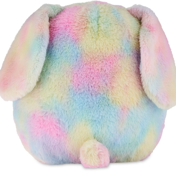 12" Fuzzamallow Cotton Candy Colored Bunny - "Candy" Limited Easter Edition Squi - Picture 5 of 16
